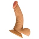 All American Whopper 6.5 Inch Curved Dong With Anal-Ese Lube thumbnail 2