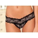 Crotchless Lace V-Thong thumbnail 3