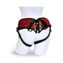 Sportsheets Red Lace Corsette Strap-On Harness thumbnail 2