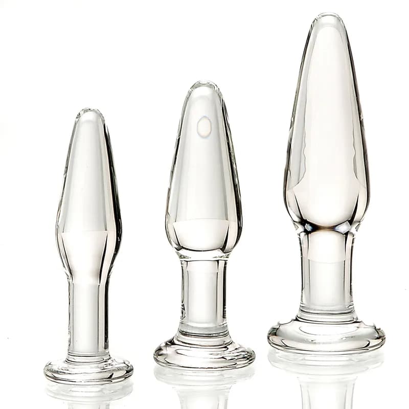 Adam & Eve Glass Anal Training Trio