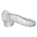 Adam & Eve Crystal Clear 8 Inch Dildo thumbnail 2