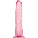 Adam & Eve Pink Jelly 8 Inch Realistic Dildo thumbnail 4