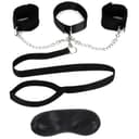 Lux Fetish Collar, Cuffs, Leash Set thumbnail 2