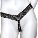 Adam & Eve Exclusive Crotchless Beaded Lovers Thong thumbnail 1