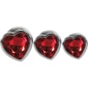 Adam & Eve Three Hearts Gem Anal Plug Set thumbnail 2