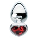 Adam & Eve Red Hearts Gem Anal Plug thumbnail 1