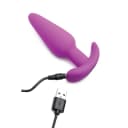 21X Vibrating Silicone Butt Plug thumbnail 4