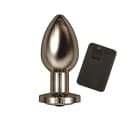 Ass-Sation Vibrating Metal Anal Plug with Remote Control thumbnail 1