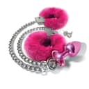 Nixie Metal Butt Plug and Fur Cuff Set thumbnail 3
