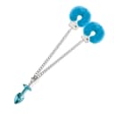 Nixie Metal Butt Plug and Fur Cuff Set thumbnail 6