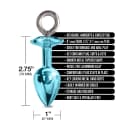 Nixie Metal Butt Plug and Fur Cuff Set thumbnail 16