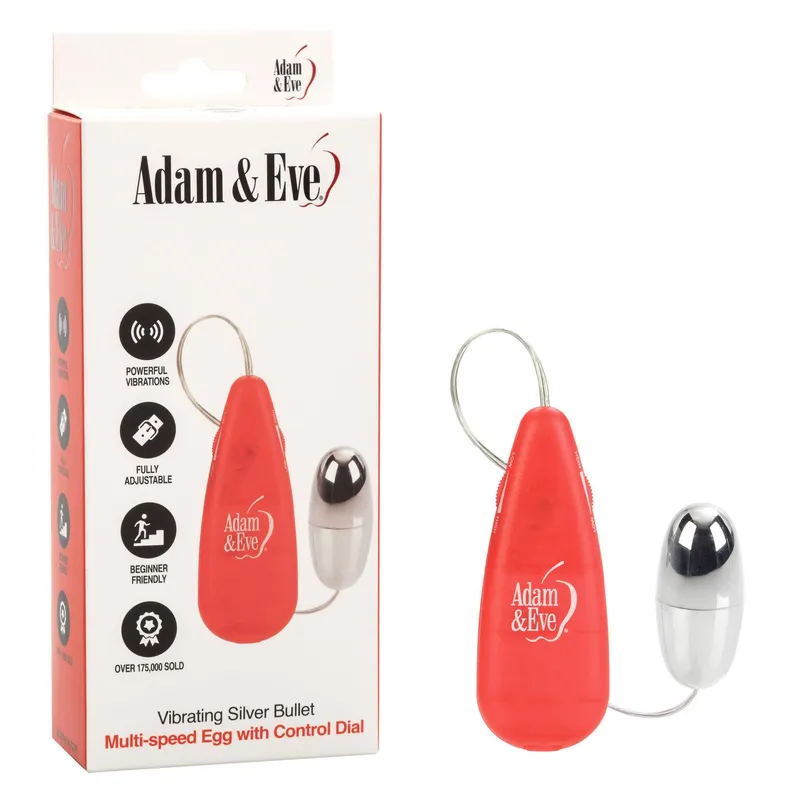 Adam & Eve Vibrating Silver Bullet