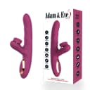Adam & Eve Rose Gold Tappin' Thumping and Thrusting Dual Stimulating Rabbit thumbnail 1