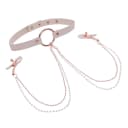 Peaches 'N Creame Collar With Nipple Clamps thumbnail 1