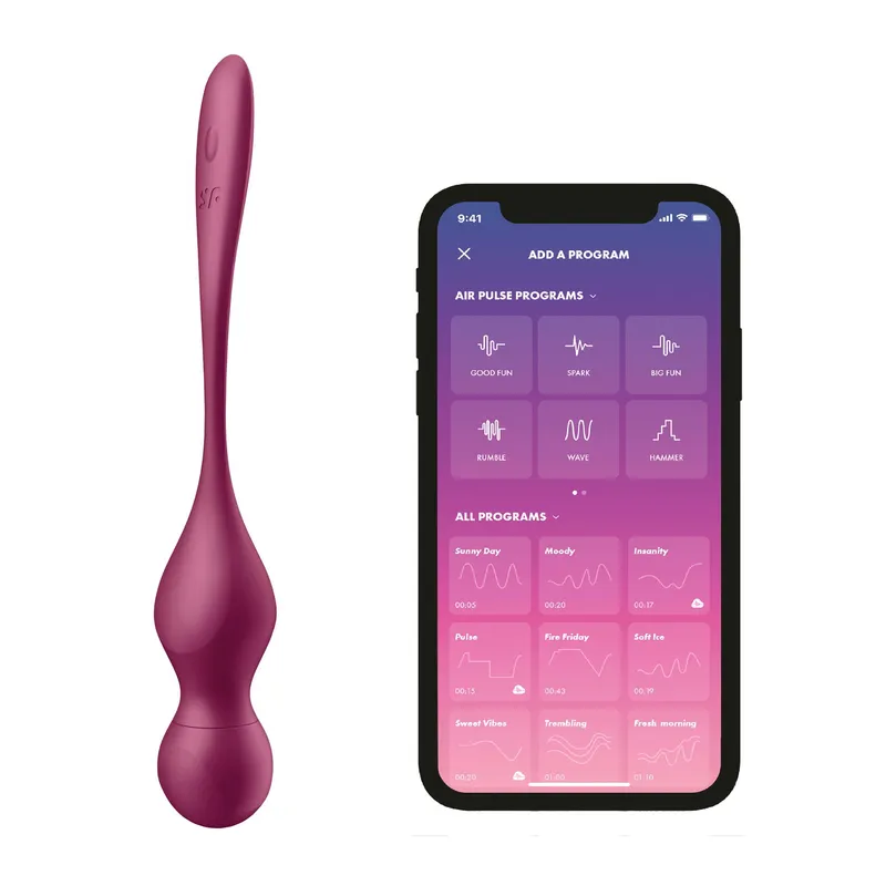Satisfyer Love Birds Vary App Enabbled Kegel Balls with Remote