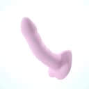 Adam & Eve Heart Throbber Realistic Liquid Silicone Vibrating 5 Inch Dildo thumbnail 4