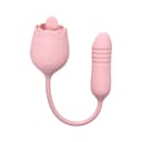 Adam & Eve Thrust And Tickle Rose Rechargeable Vibrator thumbnail 2