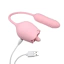 Adam & Eve Thrust And Tickle Rose Rechargeable Vibrator thumbnail 7