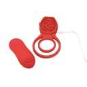 Adam & Eve Double Ring Vibrating Rose Cockring thumbnail 6