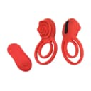 Adam & Eve Double Ring Vibrating Rose Cockring thumbnail 2