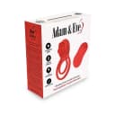Adam & Eve Double Ring Vibrating Rose Cockring thumbnail 9