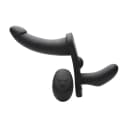 Double Take 10X Vibrating Double Penetration Strap-On Harness thumbnail 1