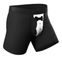 Shinesty Black Tuxedo Ball Hammock Boxer Brief thumbnail 4