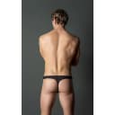 Sheer Diamond Pattern Thong thumbnail 4