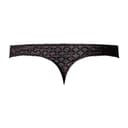 Sheer Diamond Pattern Thong thumbnail 6