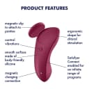Satisfyer Sexy Secret App Enabled Panty Vibrator thumbnail 5