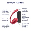 Satisfyer Shiny Petal App Enabled Couples Vibrator with Remote Control thumbnail 4