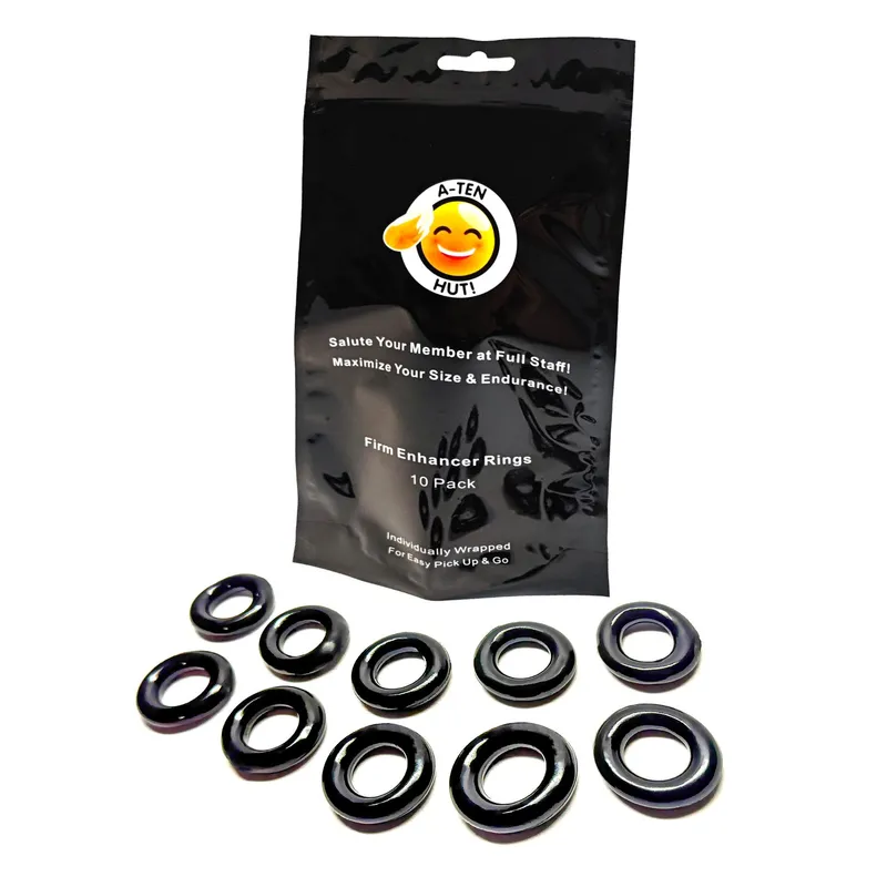 A-Ten-Hut Firm Enhancer Rings - 10ct
