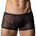Sheer Diamond Pattern Mini Pouch Short thumbnail 1