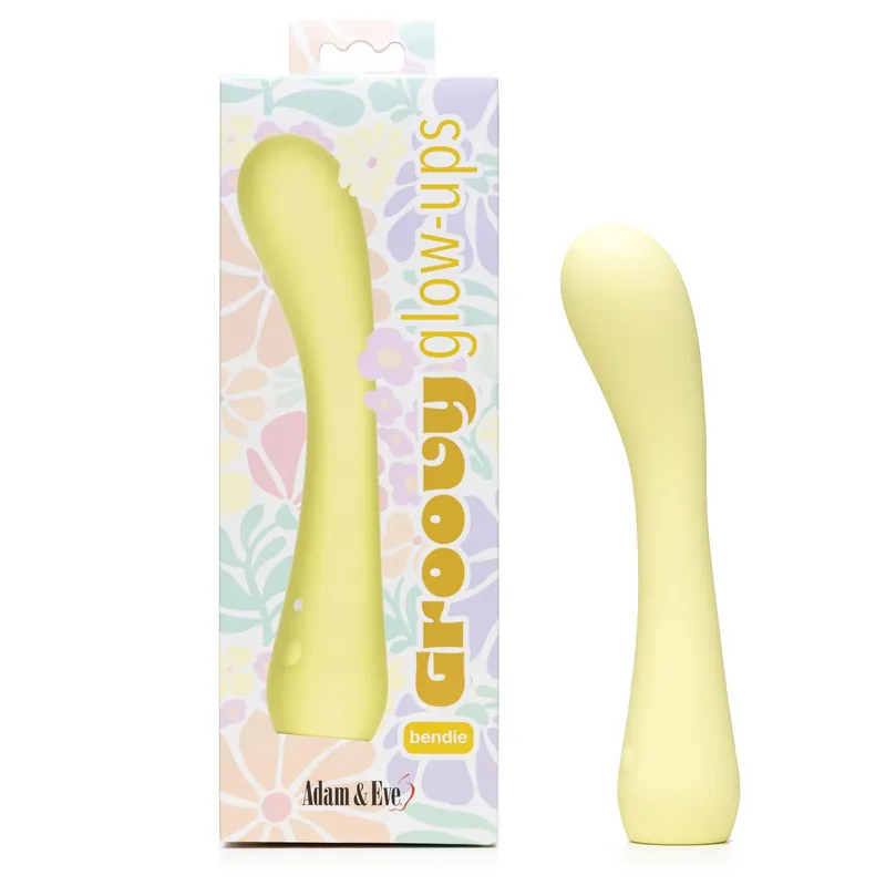 Adam & Eve Groovy Glow Ups Bendie G-Spot Vibrator
