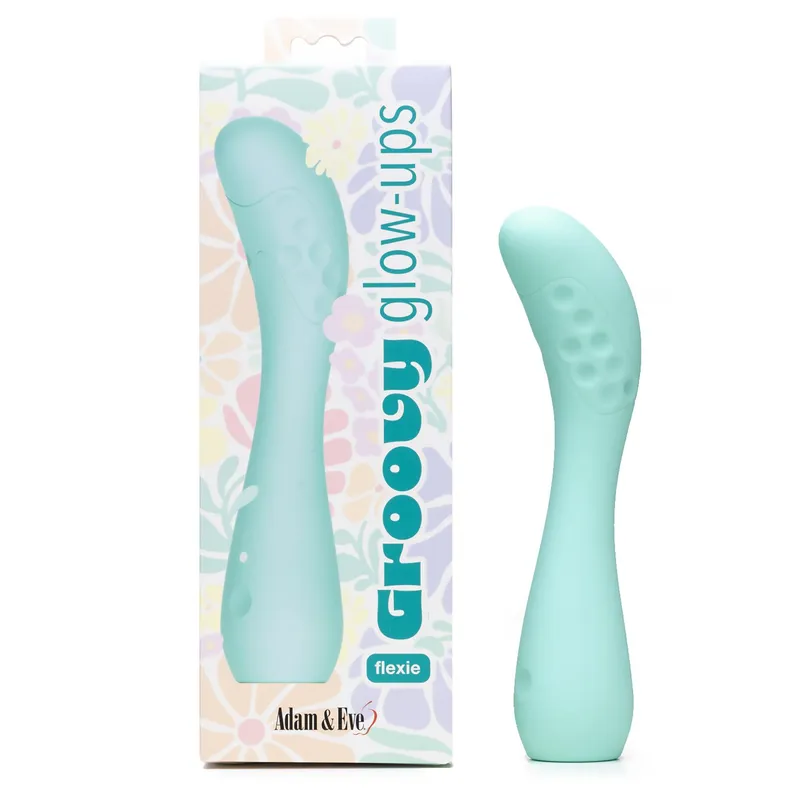Adam & Eve Groovy Glow Ups Flexie G-Spot Vibrator