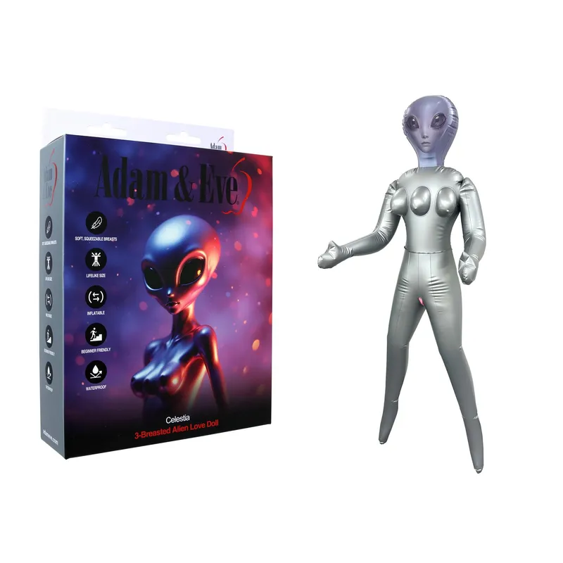Adam & Eve Celestia 3-Breasted Alien Love Doll