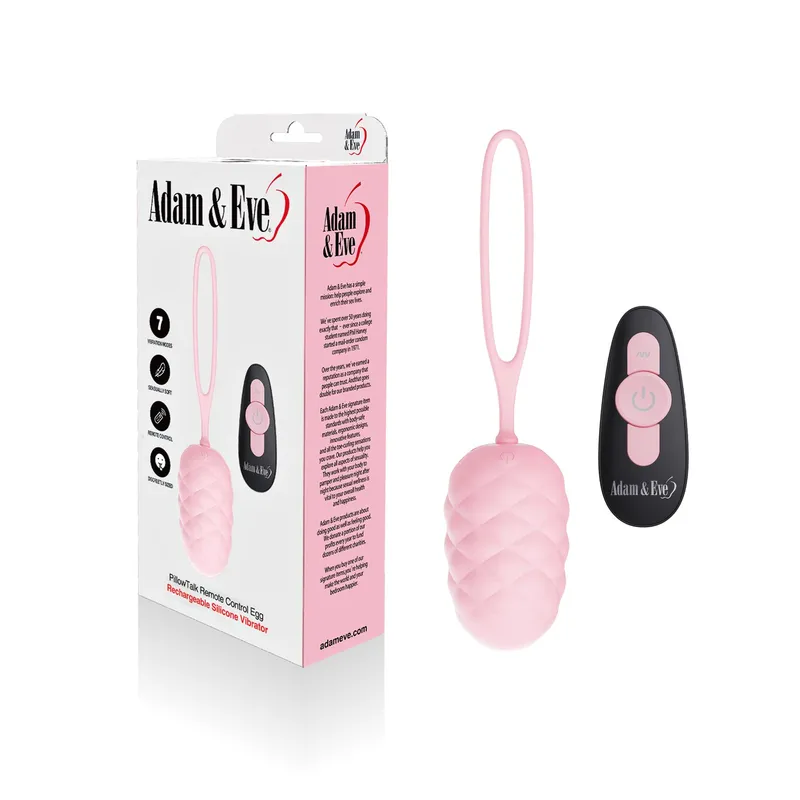 Adam & Eve PillowTalk Remote Control Egg