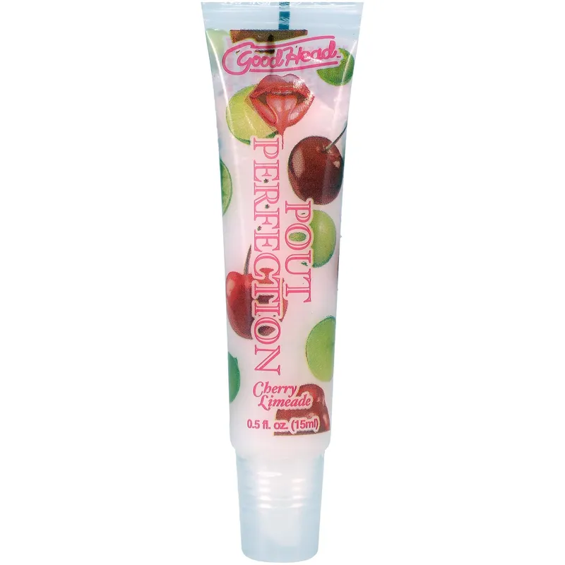 GoodHead - Pout Perfection Lip Balm Cherry Limeade front of tube