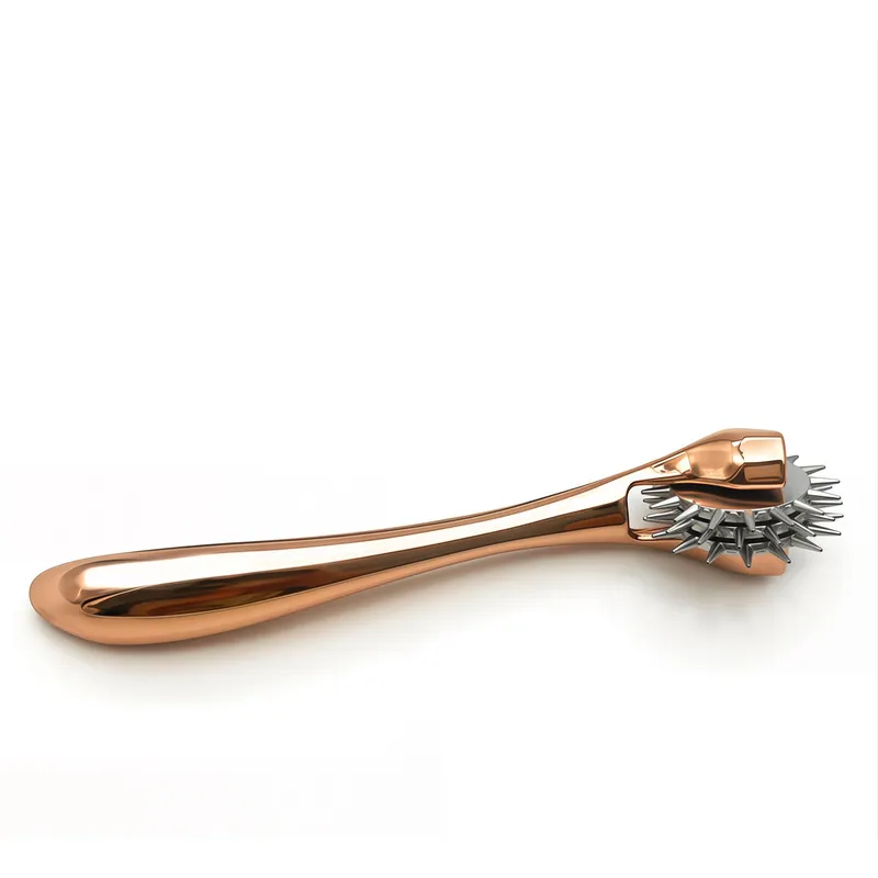 Rose Gold Triple Spoke Wartenberg Wheel