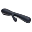 Adam & Eve Luxe Noir Lapine Sleek Rabbit Vibrator thumbnail 2