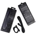 Adam & Eve Luxe Noir Lapine Sleek Rabbit Vibrator thumbnail 8