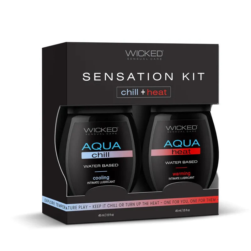 Wicked Sensation Kit Aqua Heat + Chill front package