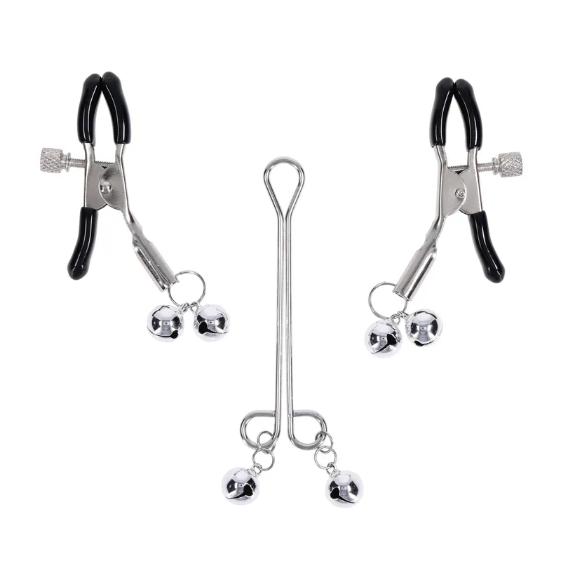 Sex & Mischief Shadow Bell Nipple & Clit Set