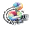 Nixie Metal Butt Plug and Fur Cuff Set thumbnail 2