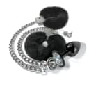 Nixie Metal Butt Plug and Fur Cuff Set thumbnail 5