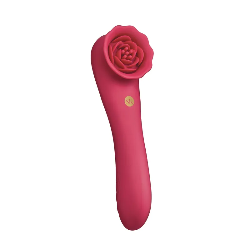 Rosegasm Rose Quake Dual Ended Tapping Vibrator