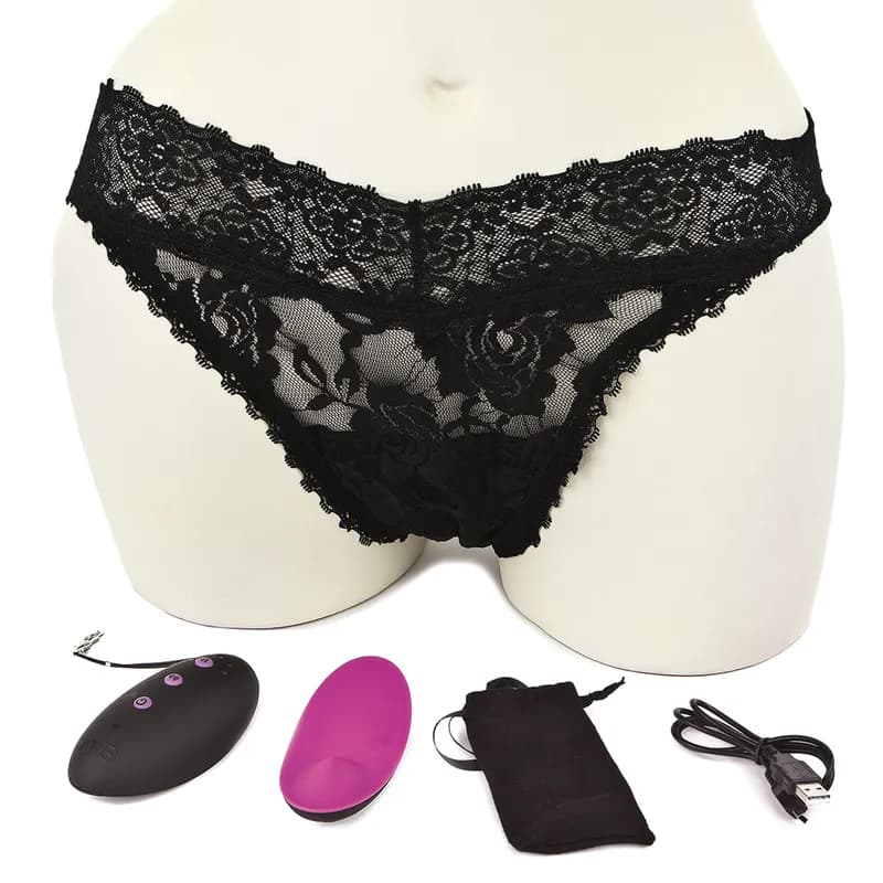 Ohmibod Club Vibe 2.Oh! full set shown on mannequin