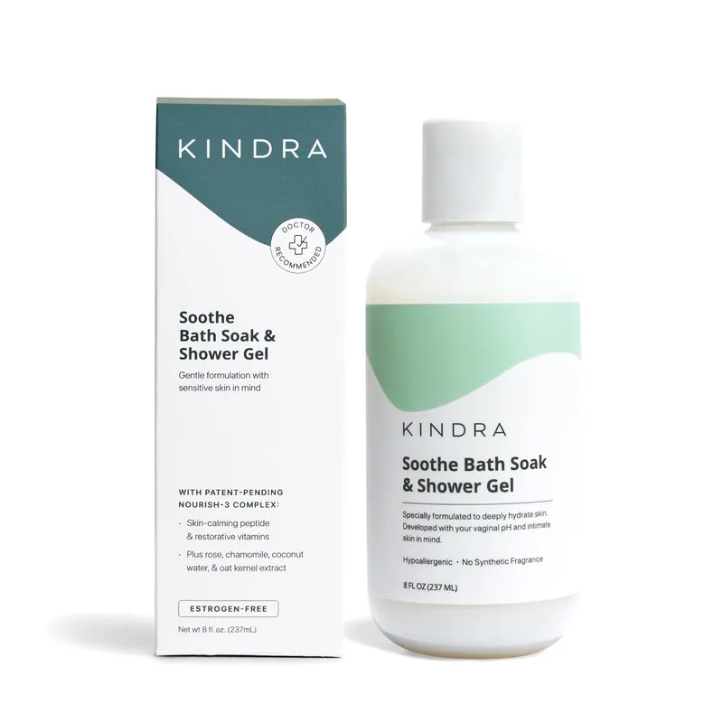 Kindra Gentle Soothe Bath Soak & Shower Gel