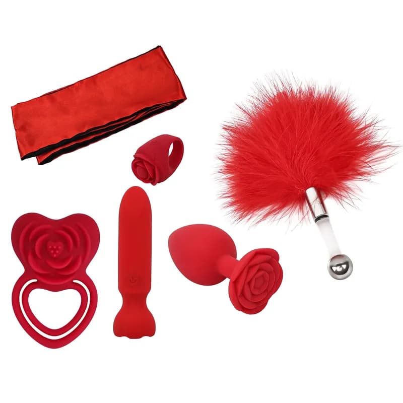 Adam & Eve Ravishing Rose 6 Piece Luxe Kit