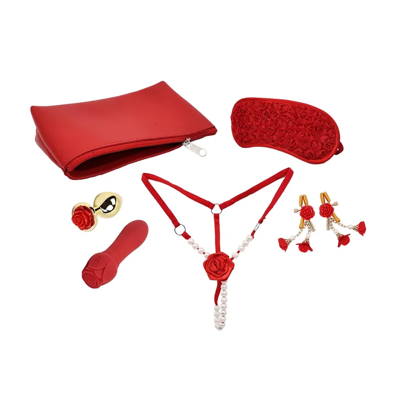 Adam & Eve Ravishing Rose 6 Piece Travel Kit